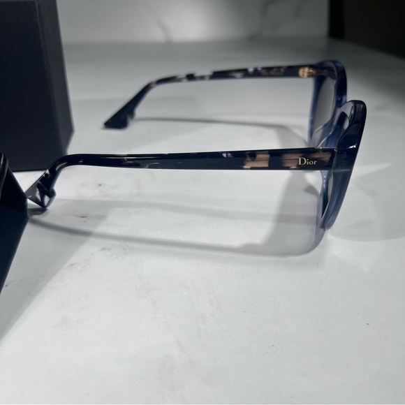 Christian Dior Diormania 2 Blue Havana Grey Sunglasses main image 8